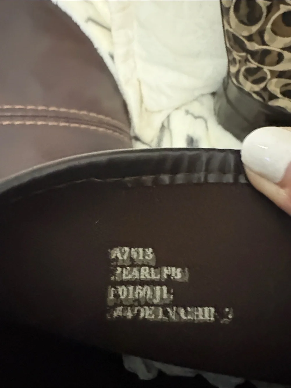 Coach Brown Signature Pattern Tall Rain Boots